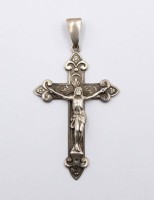 Auktion 368 / Los 1041 <br>925er Silber-Kreuzanh&auml;nger, 6,7gr., L-6cm