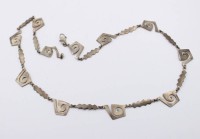 Auktion 368<br>Design-Kette, 925er Silber, 16,8gr., ca. L-42cm