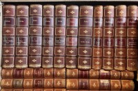 Auktion 368<br>29 B&auml;nde Klassiker in Bibliothekseinband, Lederr&uuml;cken, von Heine bis Tieck,Freytag, Wieland, Fritz Reuter etc., Gesammelte Werke