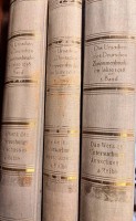 Auktion 368<br>"Das Werk des Untersuchungsausschuss 1919-1928" im Auftrag des Deutschen Reichstages, gut erhalten, 3 B&auml;nde