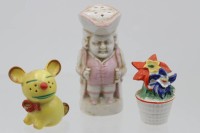 Auktion 368<br>3x div. Streuer, &auml;lter, ca. H-9 bis 5,5cm