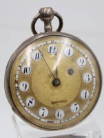 Auktion 368<br>gr. Taschenuhr mit Schlagwerk, Schl&uuml;sselwerk steht, D-5,5 cm