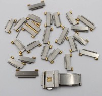 Auktion 368 / Los 2040 <br>Omega Uhrenarmband, Stahl/Gold, zerlegt