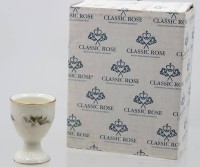 Auktion 368<br>6x Eierbecher, Classic Rose, Moosrose, in orig. Karton, ca. H-7cm