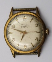 Auktion 368<br>Junghans Trilastic, 17 Jewels, Altersspuren, Werk l&auml;uft