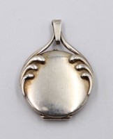 Auktion 368<br>835er Silber-Medaillon, 8,2gr., ca. D-2,2cm