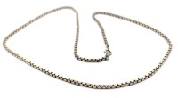 Auktion 368<br>lange schwere Halskette aus 835er Silber FBM, 35,7 gr. L-70cm