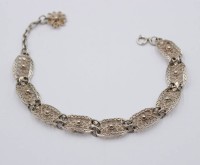 Auktion 368<br>filigranes Armband, 925er Silber, 10,9gr., L-21cm