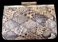 Auktion 368<br>Reptilien-Handtasche, gut erhalten, 15x20 cm