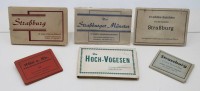 Auktion 368<br>6x Bild- u. Postkartenserien, 4x Strassburg, K&ouml;ln und Hoch Vogesen, &auml;lter