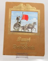 Auktion 368<br>Sammelalbum, Kampf um's dritte Reich, kompl.