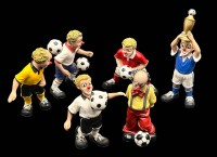 Auktion 368 / Los 15054 <br>6x "Gilde" Fussballer, H-max 11,5 cm