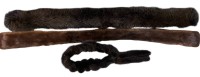 Auktion 368<br>3x Nerz Stolen bzw. G&uuml;rtel