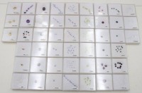 Auktion 368<br>Konvolut div. Schmucksteine, ca. 200 St&uuml;ck, u.a., Saphire, Rubine, Smaragde etc.