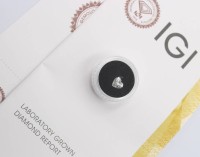 Auktion 368<br>Diamant, Herzform, 1,08ct, Labor erstellt, anbei IGI Zertifikat