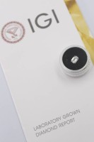 Auktion 368<br>Diamant, 1,08ct, Labor erstellt, anbei IGI Zertifikat