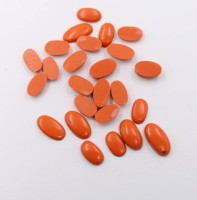 Auktion 368<br>Konvolut synth. Koralle, ca. 19,3ct