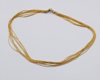 Auktion 368<br>mehrreihiges Modeschmuckkette, ca. L-44cm