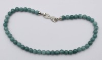Auktion 368<br>Halskette, Amazonit, ca. L-40cm