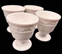 Auktion 368<br>4 Eierbecher "KPM" Berlin, Kurland, H-6 cm
