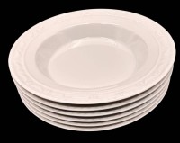 Auktion 368<br>6x grosse, tiefe Suppenteller "KPM" Berlin, Kurland, D-25 cm