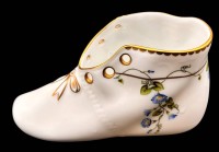Auktion 368<br>Gl&uuml;ckschuh "Herend"florales Dekor, H-5 cm, L-10 cm