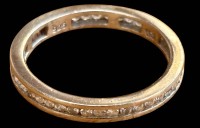 Auktion 368<br>Memory Ring aus 925er Silber mit Zirkonen, RW 5,4 g.