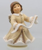 Auktion 368 / Los 9036 <br>Goebel Spieluhr - Engel , Melodie-  O du fr&ouml;hliche , 