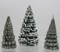 Auktion 368<br>3x Erzgebirge B&auml;ume  ,,Expertic ``, 