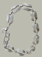 Auktion 368<br>Silber-835- Armband, L-20 cm, 28,2 gr.