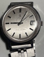 Auktion 368<br>Automatic HAU "Certina", blue ribbon, Werk l&auml;uft an,Tragespuren, D-ca. 3,5