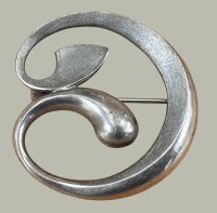 Auktion 368<br>Silber-925- Brosche, 10 gr., B-3 cm