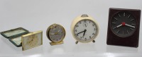 Auktion 368<br>4x div. Wecker, untersch. Epochen, 3x mechanisch (2x Werke laufen), ca. H-12cm
