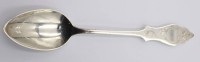 Auktion 368 / Los 11054 <br>800er Silber-Essl&ouml;ffel, Friesenmuster, 47,4gr., L-21,5cm