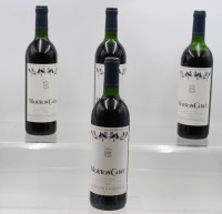 Auktion 368<br>4 Flaschen,  Mouton Cadet Bordeaux, Baron Philippe de Rothschild, Jahrgang 1990
