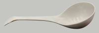 Auktion 368<br>gr. Porzellan Suppenkelle, L-31 cm,