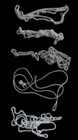 Auktion 369 / Los 1005 <br>5x div. kurze Silber-Halsketten, hpts. S-925-, L-max. 64 cm, zus. 18,8gr.