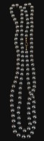 Auktion 369<br>schwere H&auml;matid-Halskette mit grossen Perlen, L-ca. 112 cm, 177,5 gr., Perlen D-ca. 8 mm