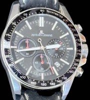 Auktion 369 / Los 2004 <br>Quartz HAU "Jaques Lemans" Chronograph Liverpool, Mod. 1-1674, Werk nicht gepr&uuml;ft