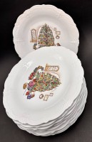 Auktion 369<br>8x Weihnachtsteller "Tirschenreuth", D-26 cm