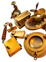 Auktion 369 / Los 16007 <br>10x div. Gegenst&auml;nde im maritimen Look, tw. massiv Messing