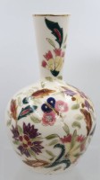 Auktion 369<br>Vase mit floralem Dekor, &auml;lter, ca. H-19,5cm
