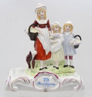 Auktion 369 / Los 9013 <br>Werbefigur, 75 Jahre Budnikowsky, ca, H-16,5cm B-15,5cm