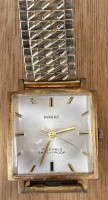 Auktion 369<br>vintage mechan. Armbanduhr "Parat" 17 Jewels, Double-Geh&auml;use und Zugband Flixo-Flex S, Werk l&auml;uft an