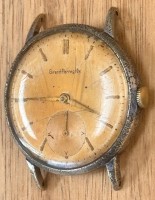 Auktion 369 / Los 2025 <br>Vintage Uhr GIRARD PERREGAUX, Handaufzug, ohne Band, ungepflegt