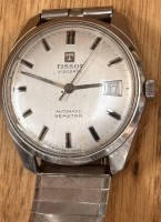 Auktion 369 / Los 2040 <br>mechan. HAU "Tissot" Visodate Automatic Seastar, Werk l&auml;uft an
