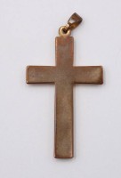 Auktion 369<br>5x div. teilw. antike Kreuzanh&auml;nger, Gr&ouml;&szlig;te ca. L-4,5cm