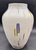 Auktion 369<br>grosse Fat Lava Vase, wohl Bay-Keramik, 60-er Jahre, H-32 cm, West-Germany
