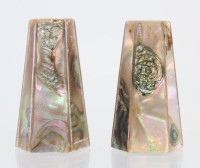 Auktion 369<br>Streuer-Paar, Perlmutt, &auml;lter, ca. H-6cm