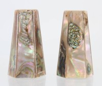 Auktion 369<br>Streuer-Paar, Perlmutt, &auml;lter, ca. H-6cm